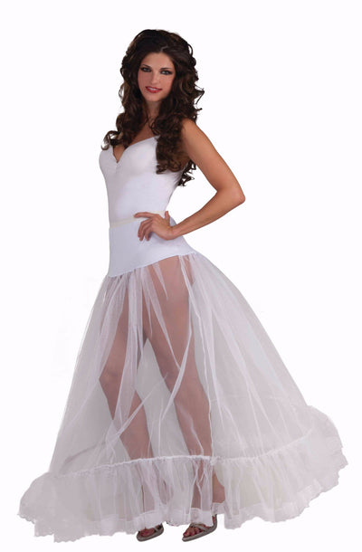 Ballroom Length Hoop Crinoline White