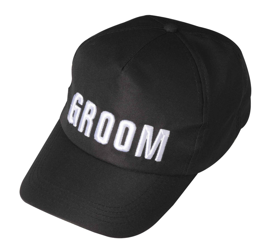 Groom Cap Black