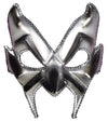 Devil Man Half Mask Silver