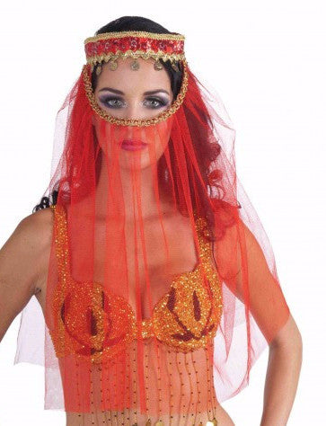 Harem Headpiece Red