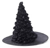 Ruffled Witch Hat Black