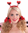 Lady Bug Headband and Bow Set