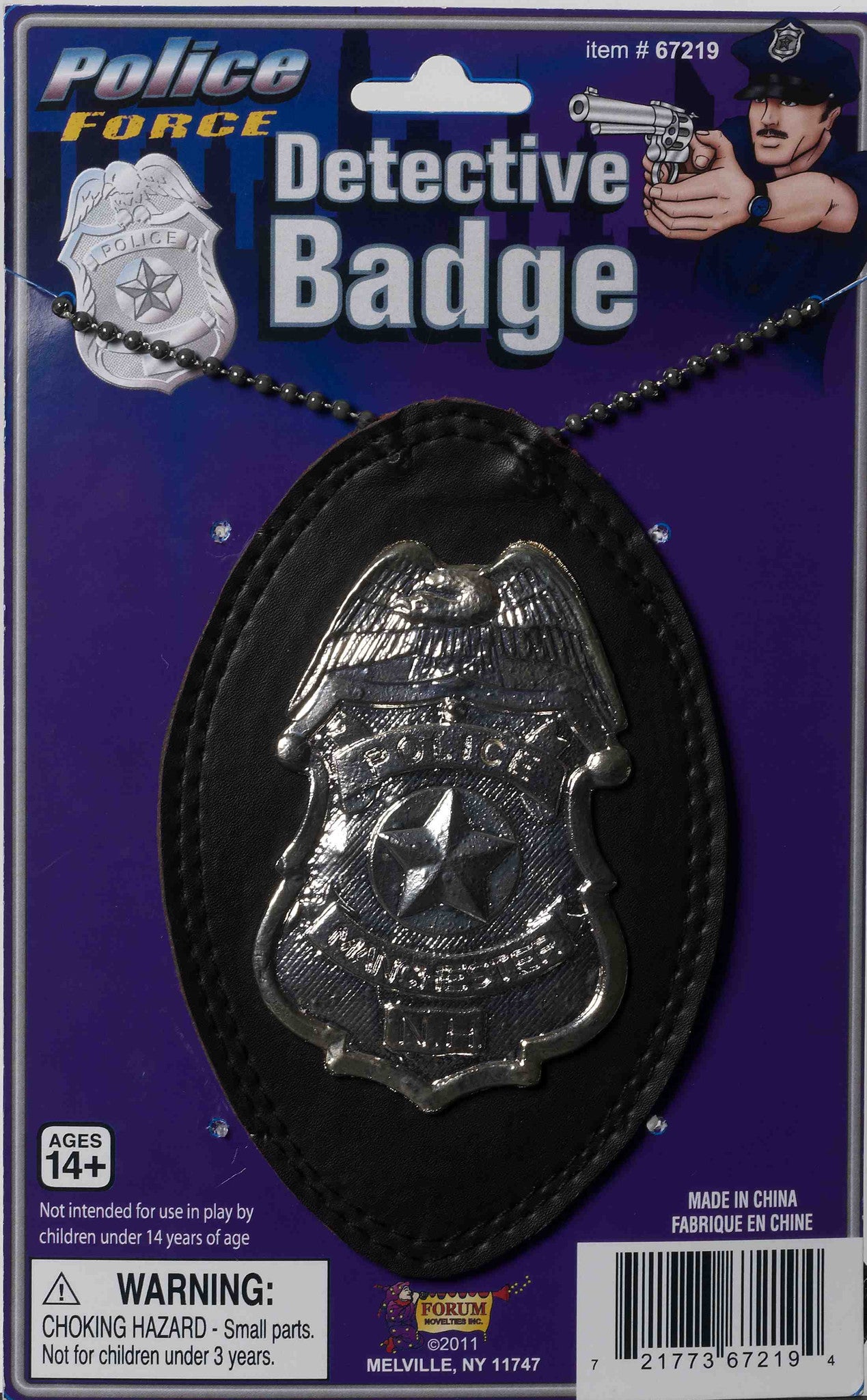 Detective Badge on Chain