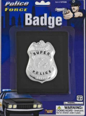 Police Badge on Wallet