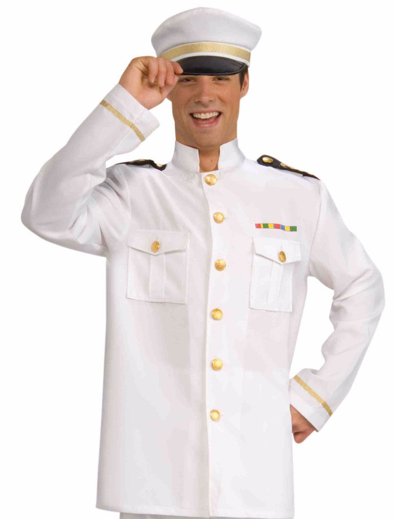 Navy Officer Jacket White