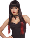 Slash Wig Black/Red