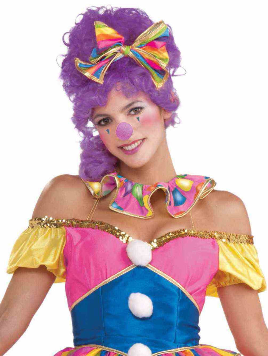 Foam Clown Nose Purple