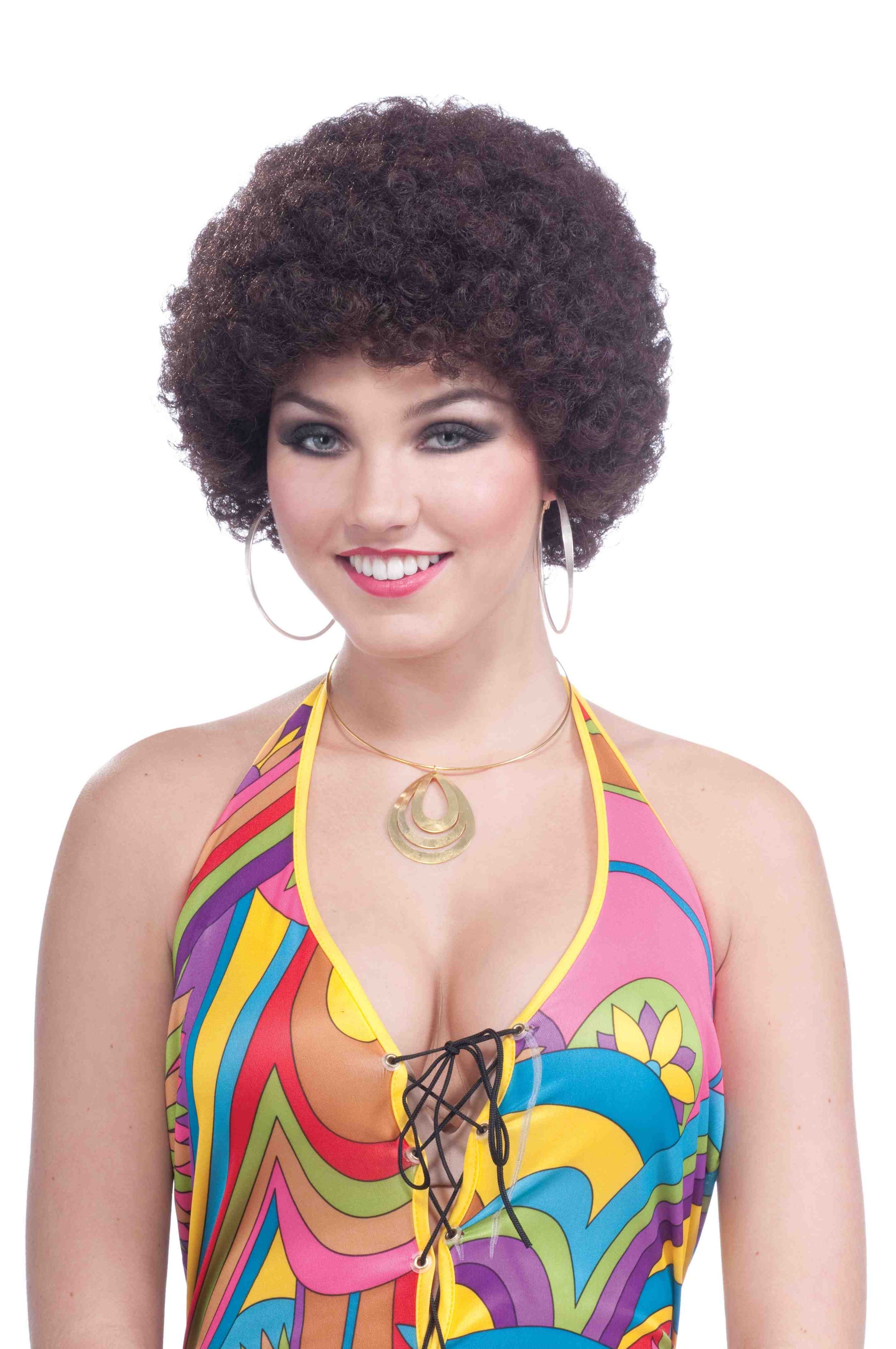 Brown Afro Wig