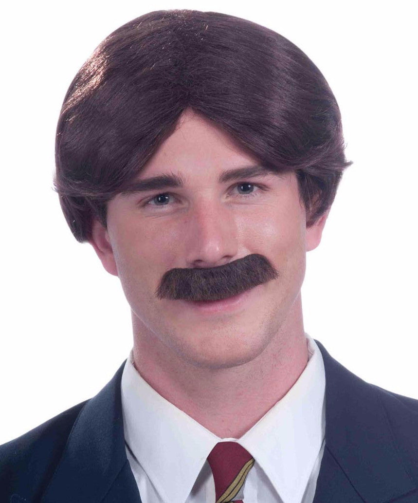 Mr. 70's Wig and Moustache
