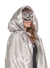 Fancy Masquerade Cape Silver