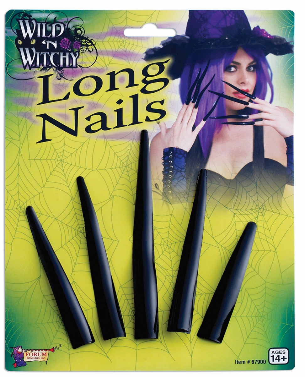 Long Black Nails