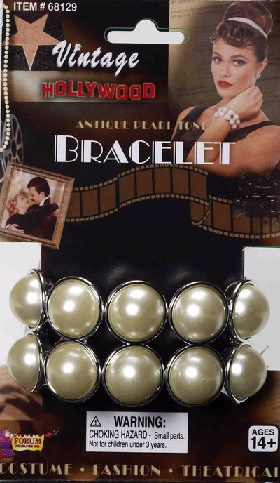 Vintage Hollywood Double Pearl Bracelet