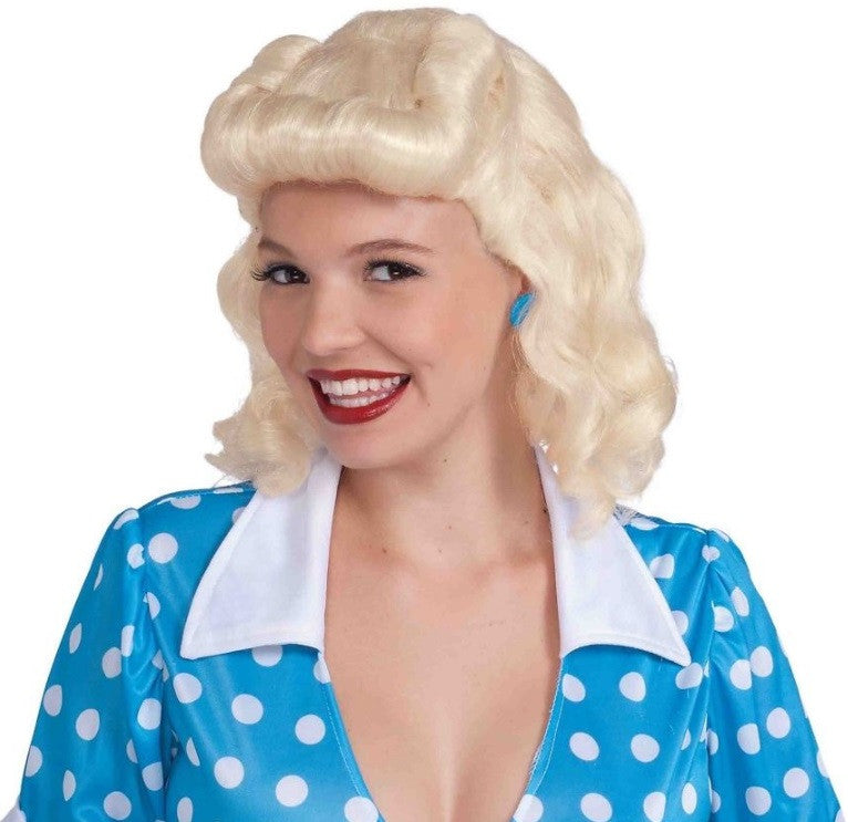 40's Lady Wig Blonde
