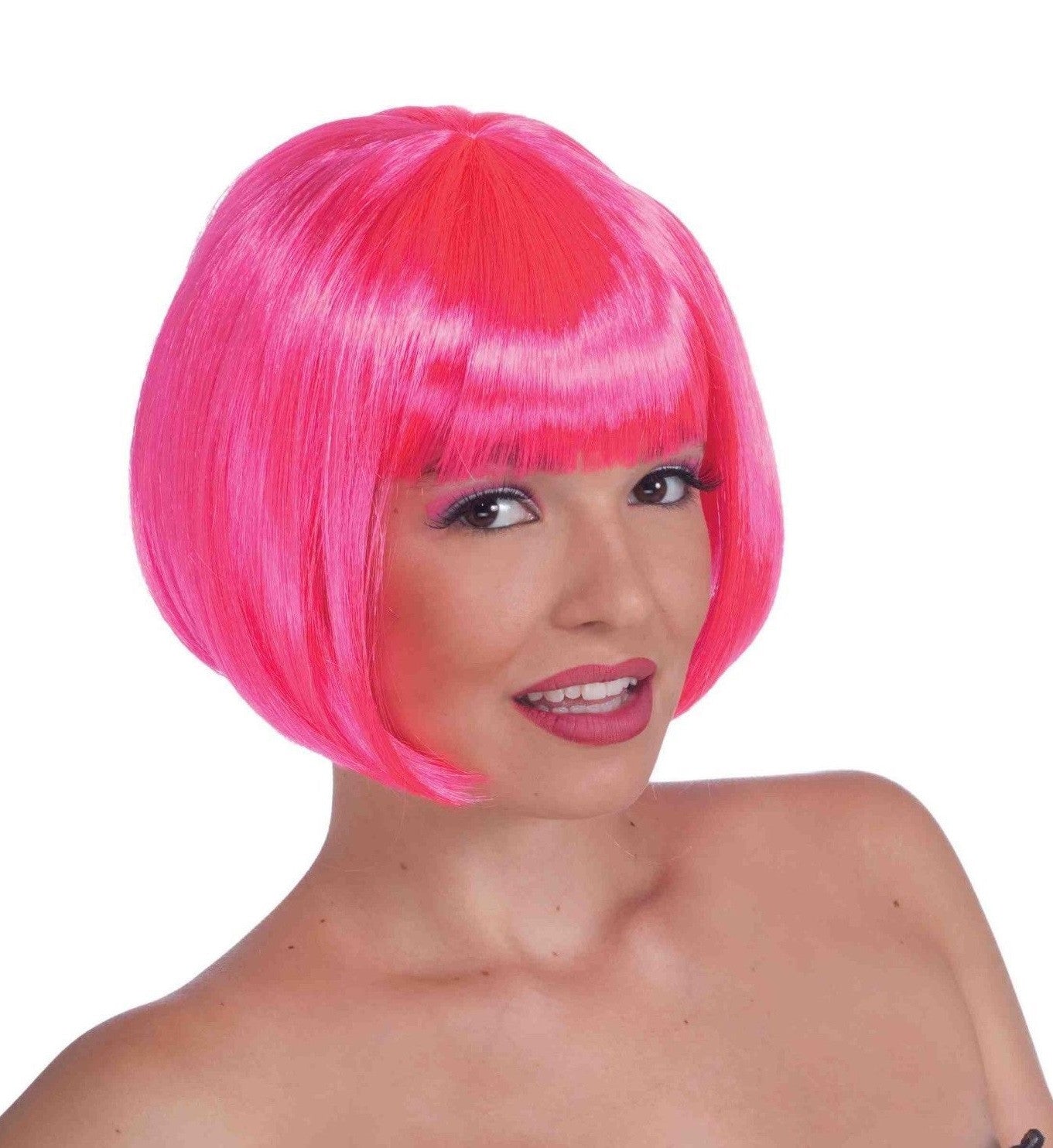 Bob Wig Neon Pink