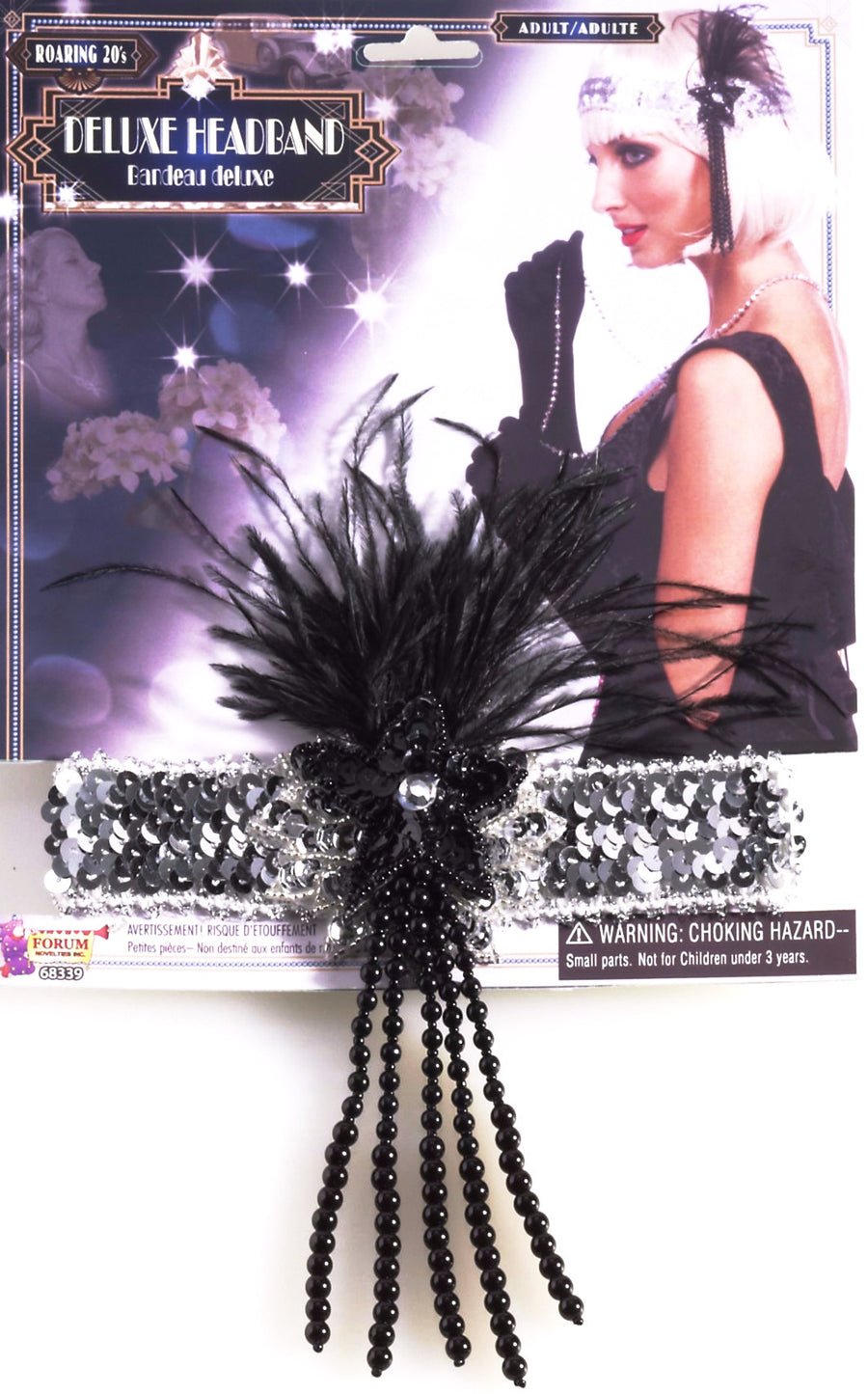 Silver Flapper Headband