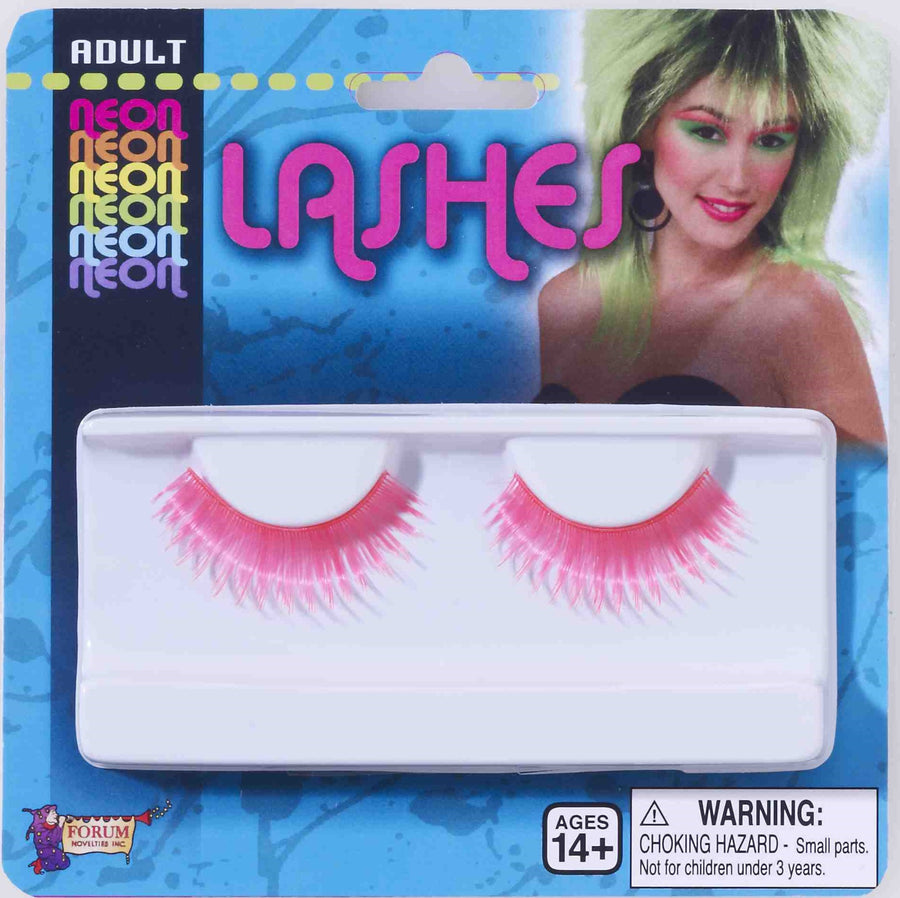 Neon Pink Eyelashes