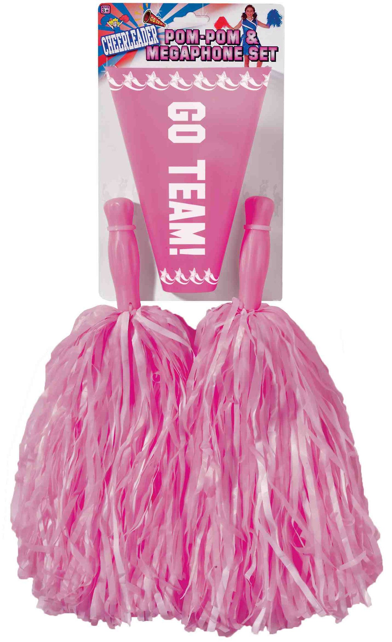 Cheerleader Pom/Pom & Megaphone Pink
