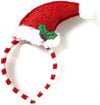 Santa Hat with Mistletoe on Headband