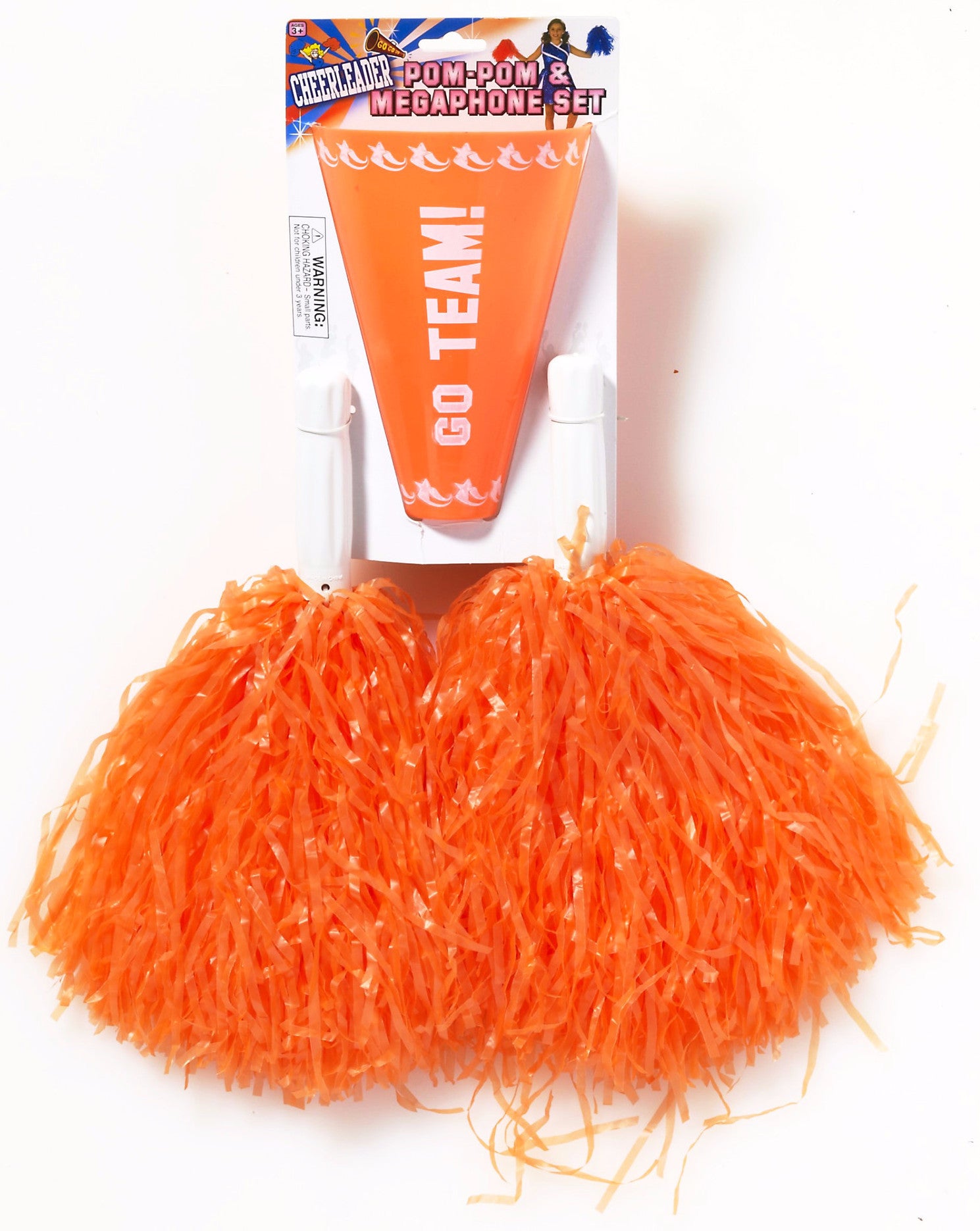 Cheerleader Pom/Pom & Megaphone Orange