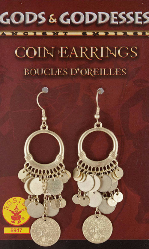 Gold Coin Earrings