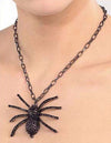 Black Spider Necklace