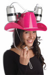 Cowgirl Drinking Hat - Pink