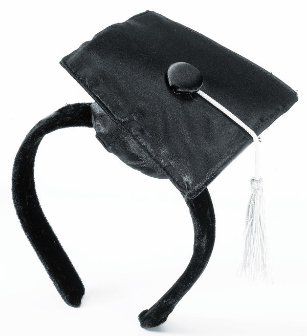 Mini Graduation Hat Headband - Mystique Costumes