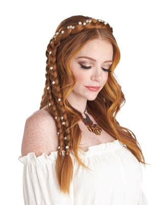 Halo Braids Strawberry Blonde