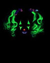 Glow In The Dark Curly Clips Green