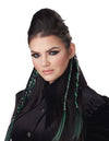 Clip-In Braids Green/Gray