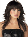 Feathered and Flirty Wig Black