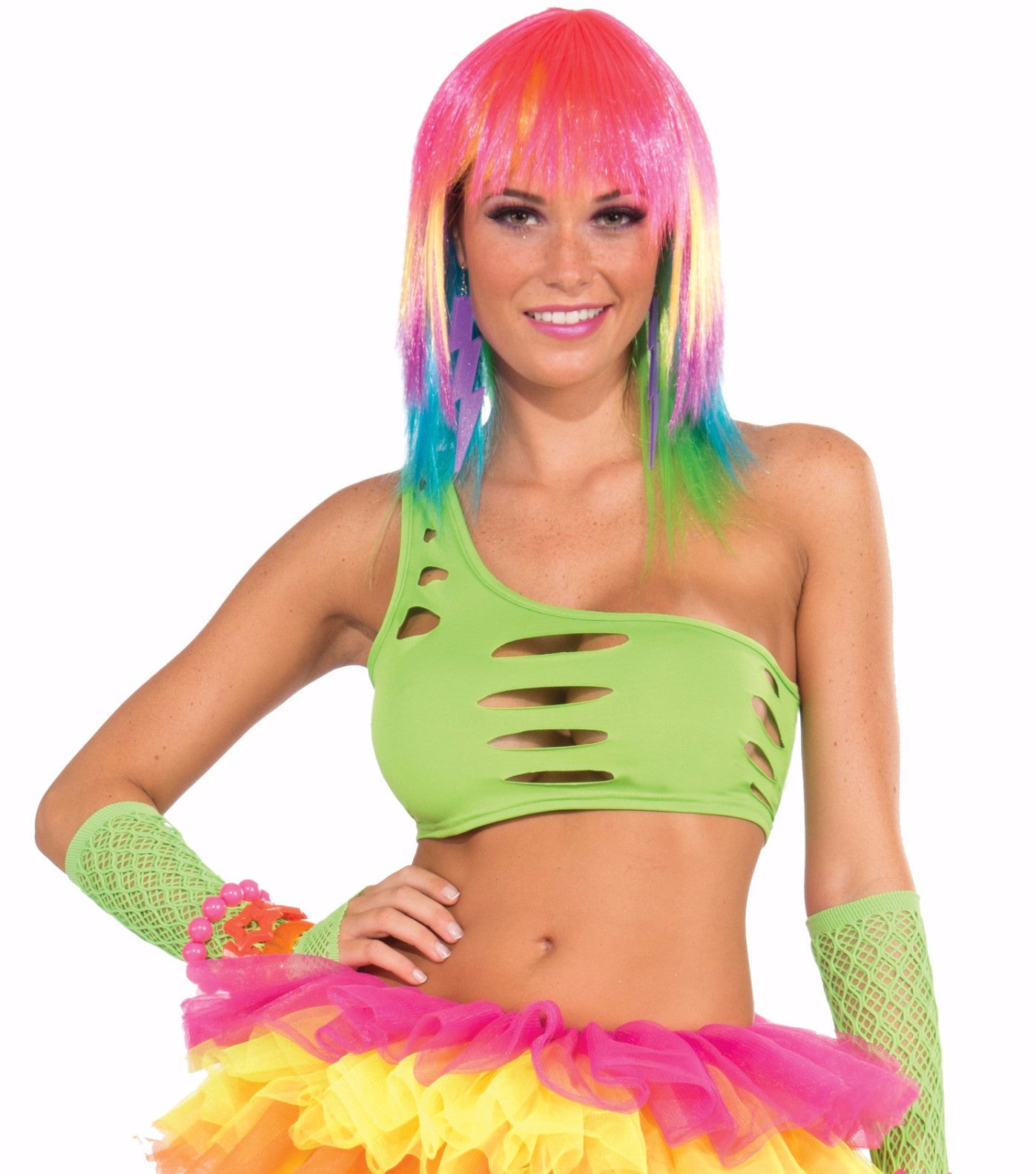 Club Candy Cut Bra Green