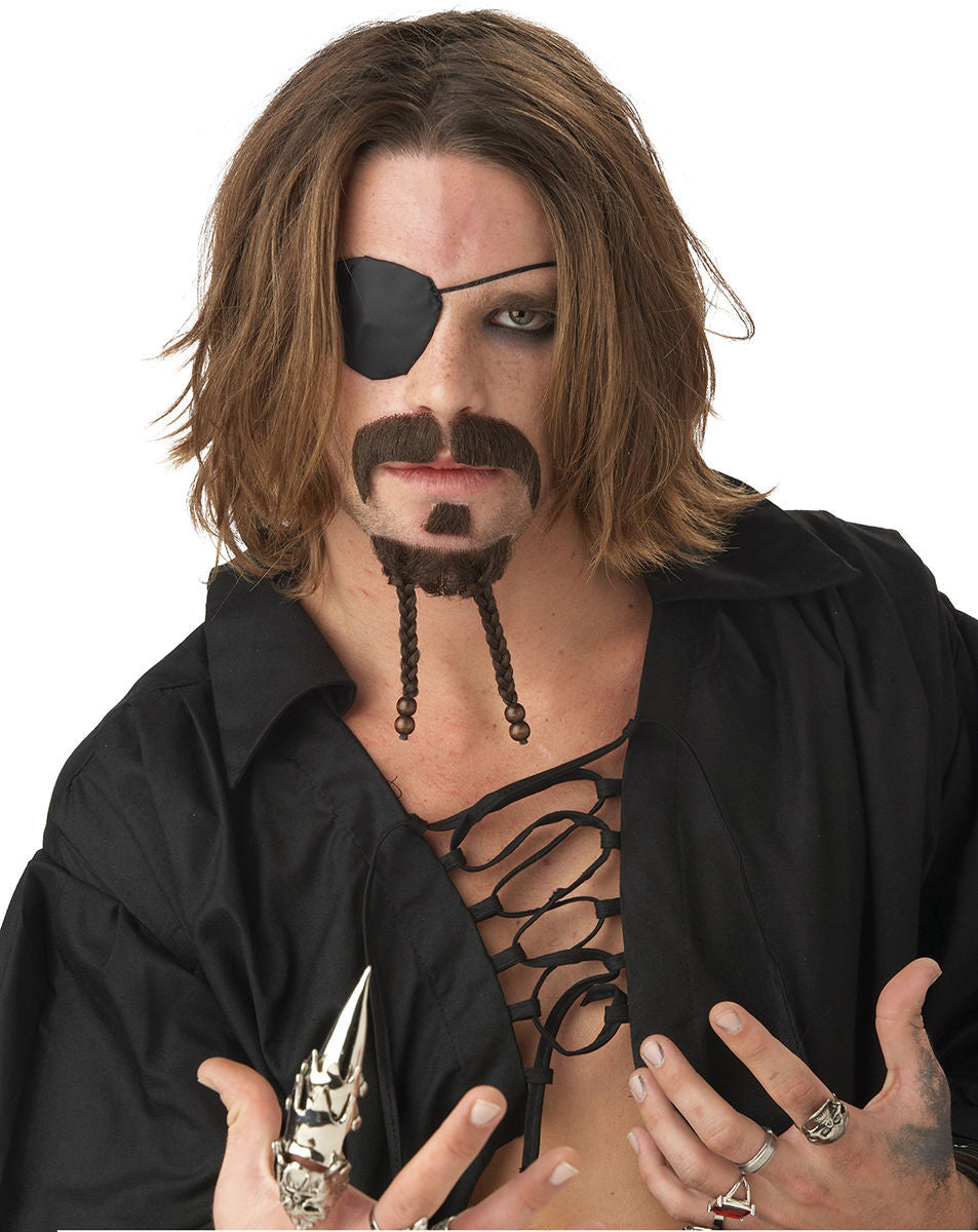 The Rogue Moustache and Beard Dark Brown