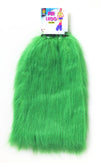 Club Candy Fur Leg Covers Green