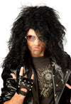 Heavy Metal Rocker Wig Black