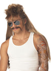 Mississippi Mudflap Wig and Moustache Brown