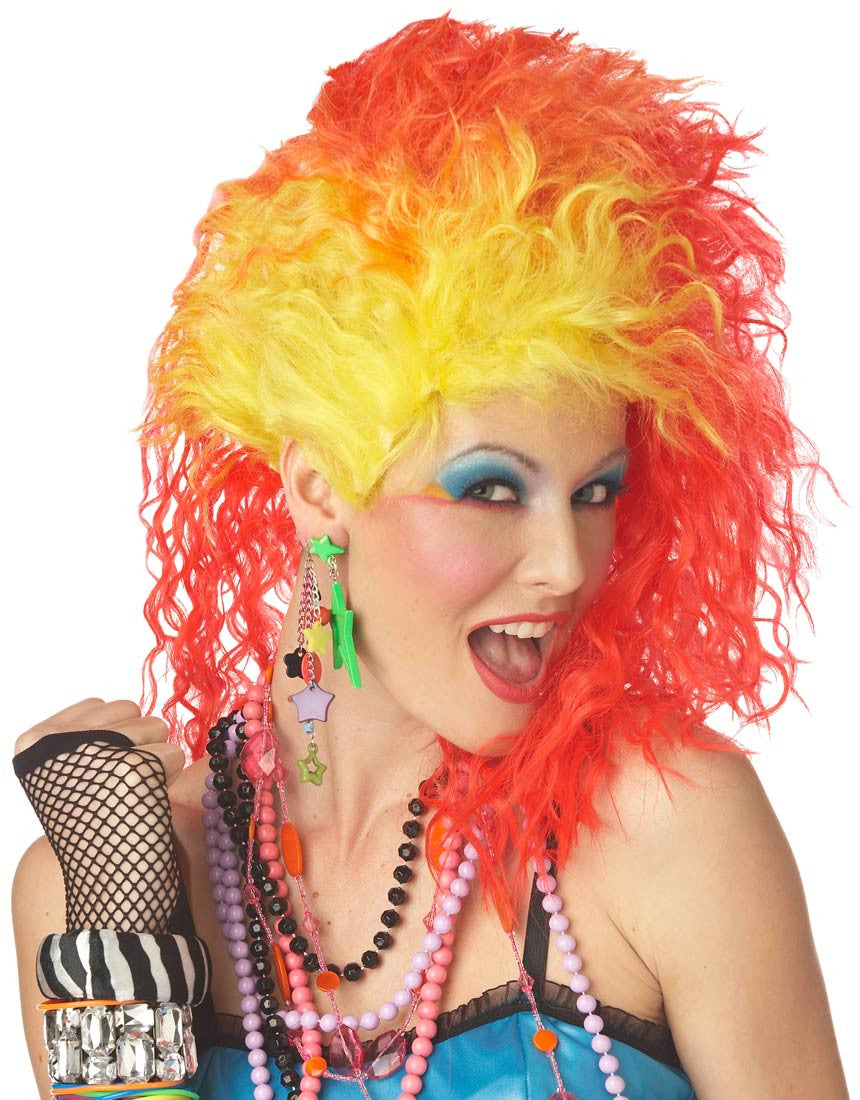 True Colors Wig Red/Yellow