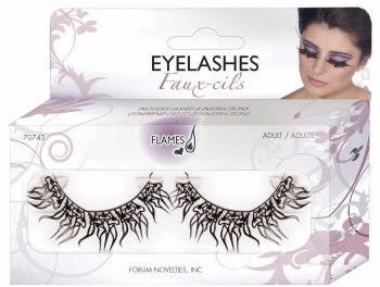 Flaming Hearts Paper Eyelashes