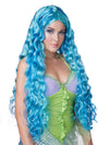 Sea Siren Wig Aqua Blue