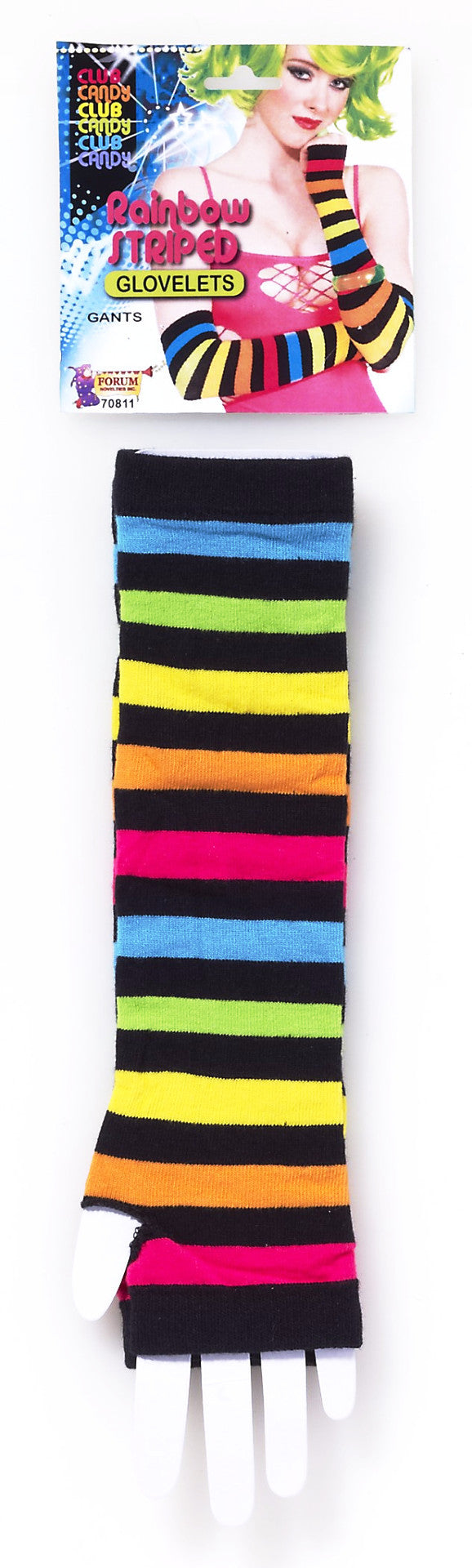 Club Candy Rainbow Glovelets