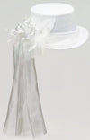 Ghostly Rose Top Hat