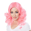 Pink and Feathered Wig