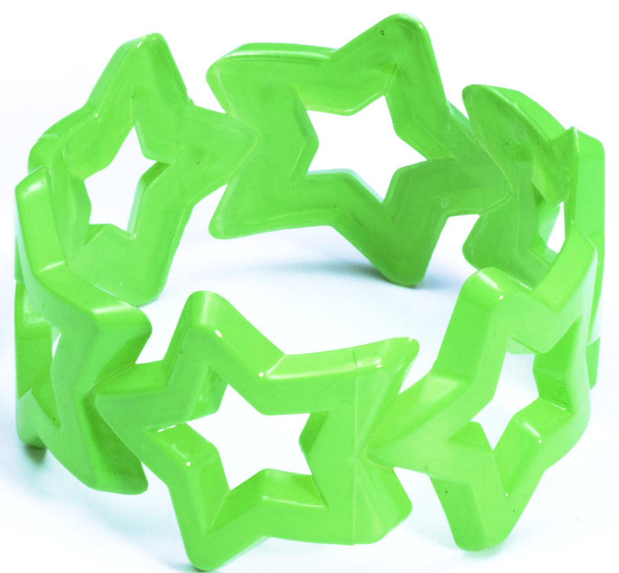 Star Bangle Neon Green