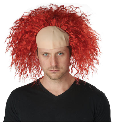 Clown Pattern Baldness Bald Cap Wig