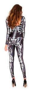 3D Skeleton Long Sleeve Bodysuit