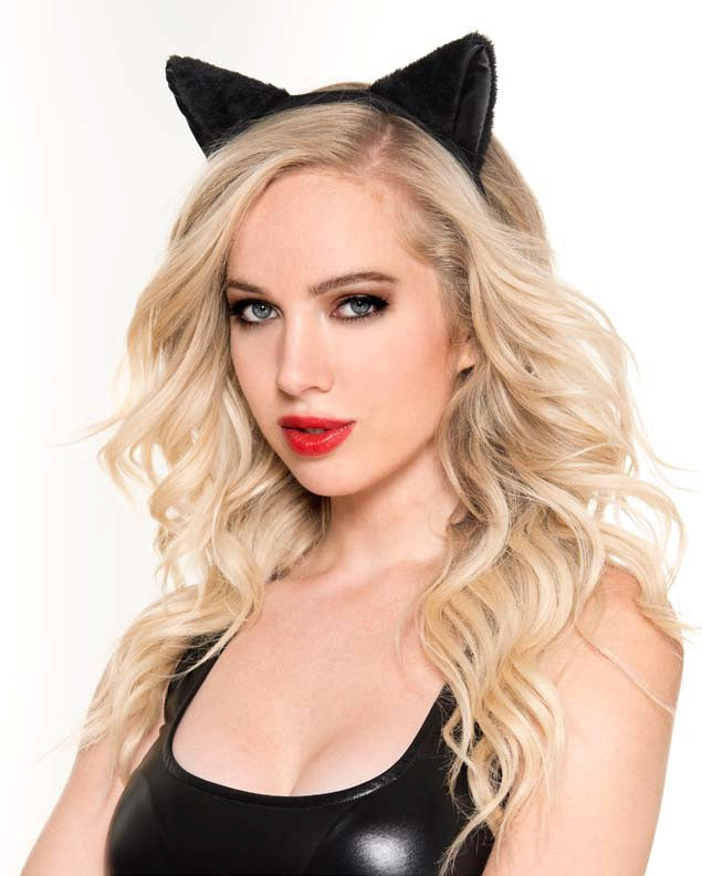 Cat Headband Black