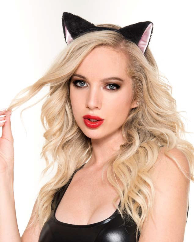 Cat Headband Black/Pink