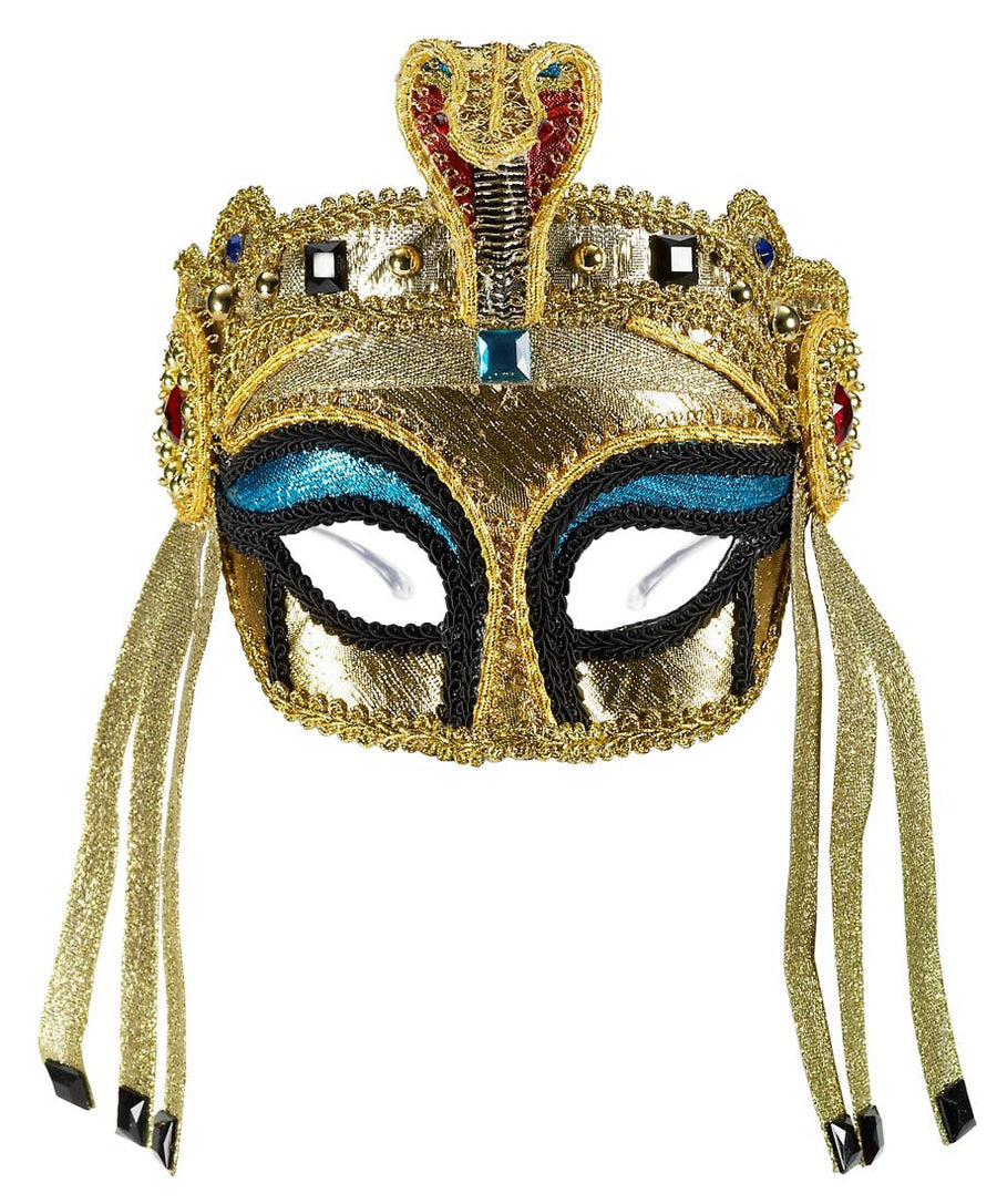 Egyptian Mask with Glasses Gold