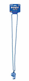 Beads with Whistle Blue