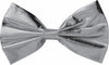 Silver Lame Bow Tie